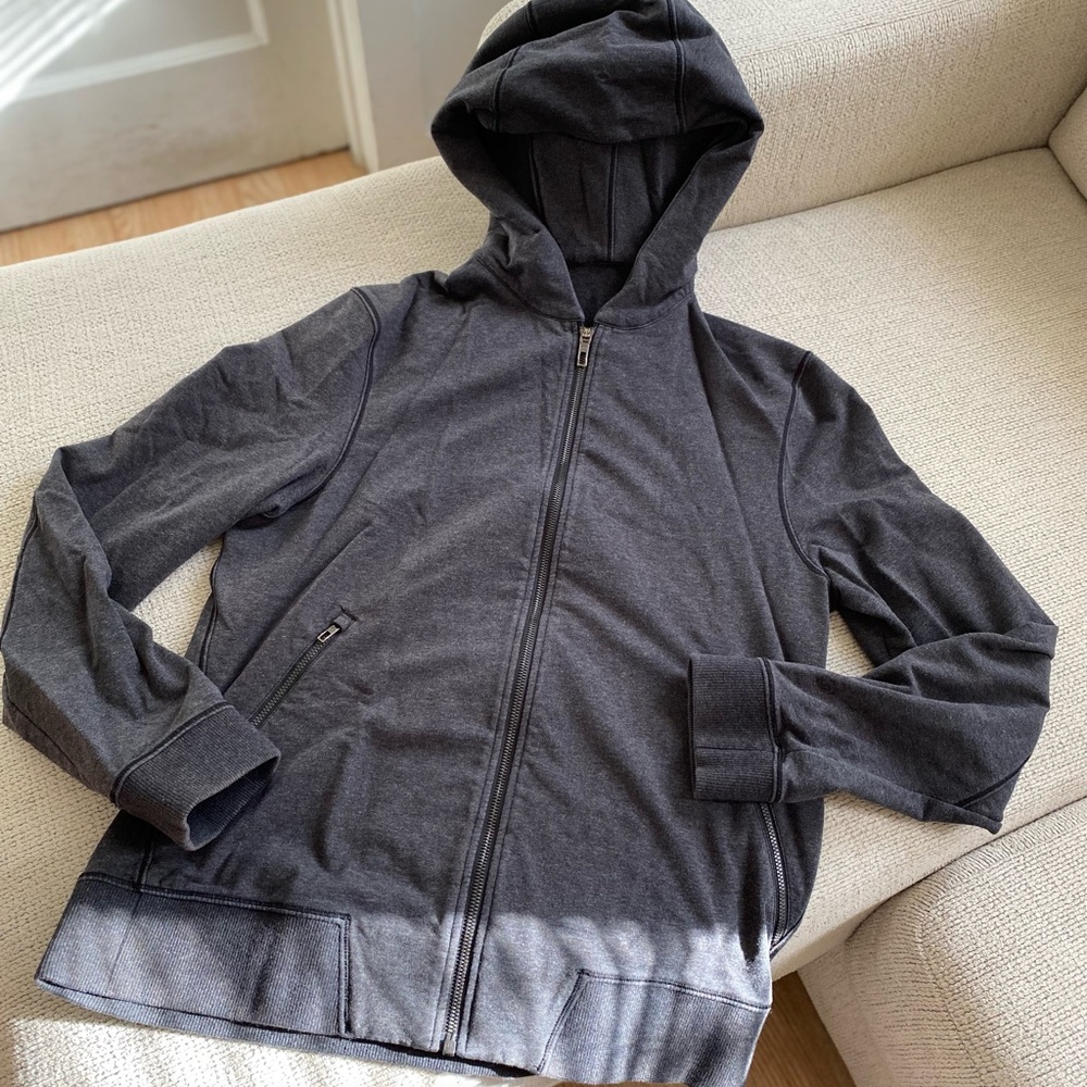 Lululemon Men’s Gray Zip Up Hoodie